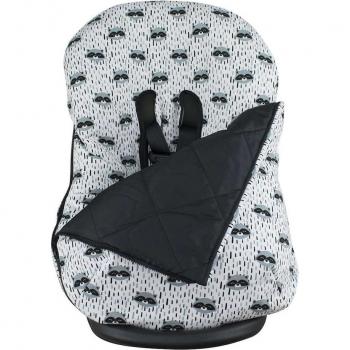 Funda y Saco Universal de Algodón Jyoko para Silla de Coche y Portabebés Maxi-Cosi Grupo 0 Racoon Town
