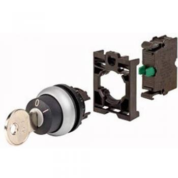 Eaton M22-WRS-K10-BVP Plastic Front Ring Key Switch Black 1 Piece