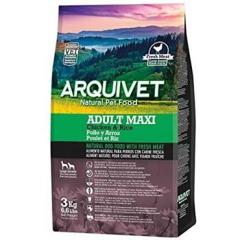 ARQUIVET Pienso Premium Adult Maxi Pollo y Arroz 3 kg - Pienso Natural para Perros Adultos de Razas Grandes - Alimento seco para Perros - Alta digestibilidad, gastrointestinal
