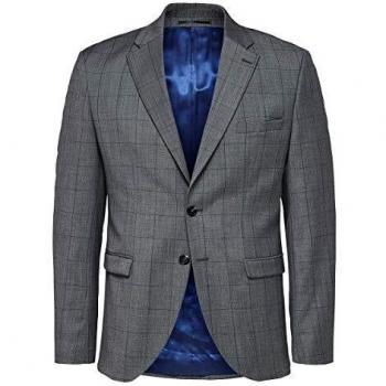 SELECTED HOMME SLHSLIM-MYLOROB Check BLZ B Noos Chaqueta de Traje, Multicolor