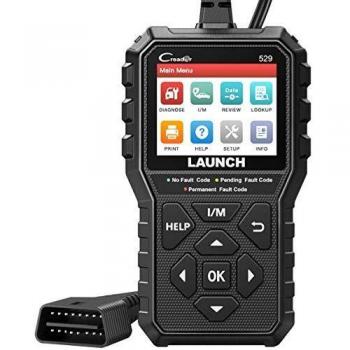 LAUNCH CR529 Interfaz de Diagnosis Code Reader OBD2 Lector y Apagado Luz de Error Motor Datos en Tiempo Real Prueba de Emisiones Sensor O2 y Prueba EVAP