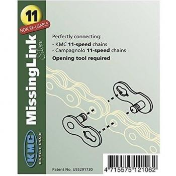 KMC - 26271 : 2x enganche link rapido cadena cl - 550