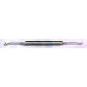 Kit de Manicura Unisex ERBE - Excavador Doble con Gancho Pequeño, 15,7 cm