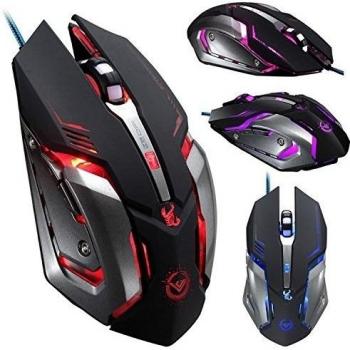 urchoiceltd® 2016 rajfoo Crazy Scorpion Wired Mouse 8d 3200DPI 6buttons ratón ergonómico ratón óptico USB pro-gaming