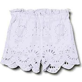 NAME IT Nmffelicity Shorts Pantalones Cortos, Blanco Brillante, 86 para Niñas
