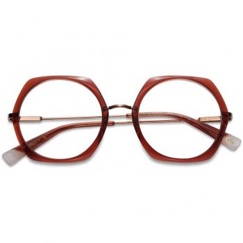 Etnia Barcelona Cassiopea CUBZ Women’s Eyeglasses Red Size 50 - Blue Light Block Available