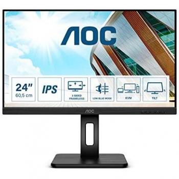 AOC 24P2C Monitor - Home Office USB-C, Full HD 1920x1080, 75Hz, AdaptiveSync, Altavoces, VESA, Altura Regulable