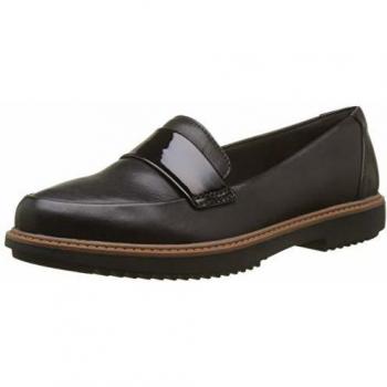 Clarks Raisie Arlie, Mocasines para Mujer, Negro