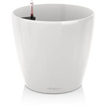 Maceta Autorriego Lechuza Classico Premium 60 Blanco Brillante Ø 60 x H 55,5 cm