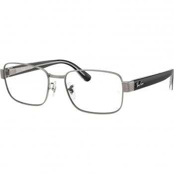 Ray-Ban RX6529 2502 Unisex Eyewear Gunmetal Size 54 with Blue Light Block