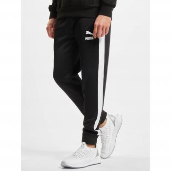 Pantalón Largo Puma Iconic T7 Track para Hombre en Color Negro y Blanco, Talla S