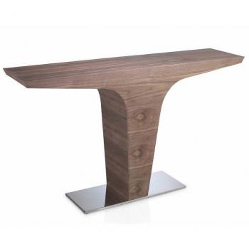 Consola ANGEL CERDÁ 3030C - Tipo: Consola; Materiales: Nogal, Acero inoxidable, Chapa Nogal, Acero Cromado; Dimensiones: 150 x 35 x 80 cm