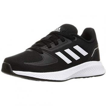 adidas Runfalcon 2.0, Road Running Shoe, Core Black/Cloud White/Silver Metallic, 37 1/3 EU