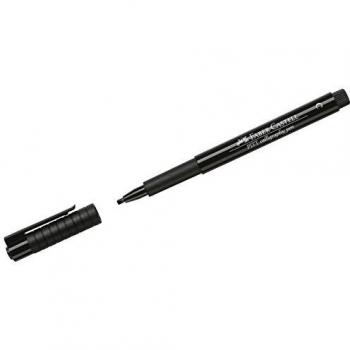 Marcador Faber-Castell Pitt Artist Pen C, bolígrafo de tinta negra para artistas
