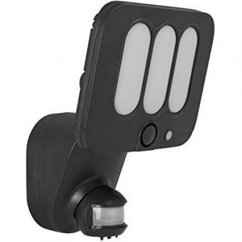 Smartwares Foco LED con Función de Alarma y Sensor de Movimiento, 10 watts, Gris
