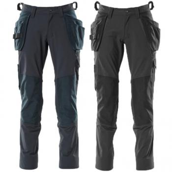 Pantalones de Trabajo Mascot Accelerate con Bolsillos Colgantes - Oscuro Marino 76C46 (L30W30.5)