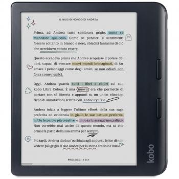 eBook Rakuten Kobo Libra Colour, 7 E Ink Kaleido 3, 32 GB, FastGLR, IPX8, Pantalla color