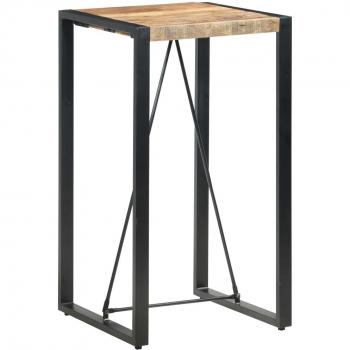 Solid Mango Wood Bar Table 23.6x23.6x43.3