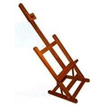 Caballete pintor artist estudio sobremesa de madera 28x32x74 cm
