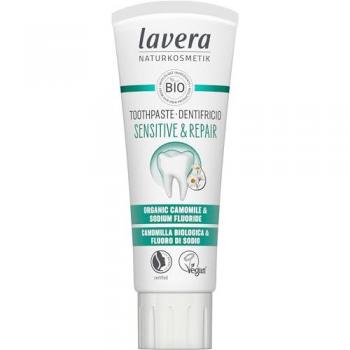 Lavera Organic Chamomile Sensitive Repair Toothpaste with Fluoride - 75ml