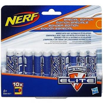 Flechas Nerf Elite 10 Piezas - Edición Especial Azul