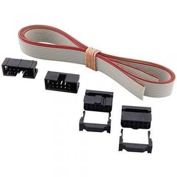 Conector Pin 16 polos con alivio de tensión, 2 filas, paso de 2.54 mm - BKL Electronic