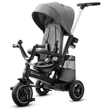 Kinderkraft Tricycle EASYTWIST platinum grey - Baby, Unisex Infantil, Gris