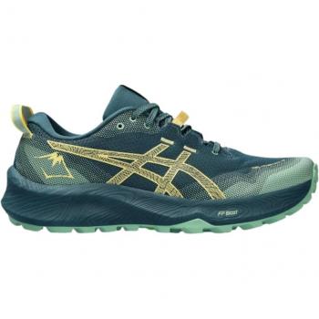 Asics Gel Trabuco 12 Zapatillas de Trail Running Azul Verde AW24, Talla 44 - EUR