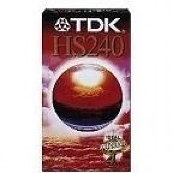TDK E-240 HS - Cinta de vídeo para grabación