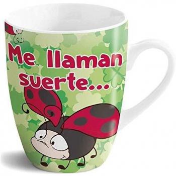 NICI Taza Me Llaman Suerte, Multicolor, Talla Unica