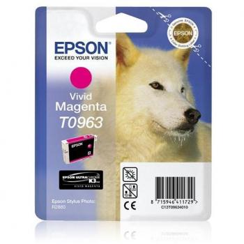 Cartucho de tinta Epson T0963 Magenta Vivo
