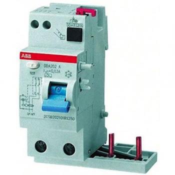 Interruptor diferencial ABB DDA202 2P 25A 300mA Tipo A, 2 módulos B427960
