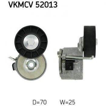 SKF Tensioner Pulley, timing belt; Deflection/Guide Pulley, timing belt VKMCV 52013