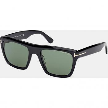 Tom Ford Alberto Sunglasses with Black Acetate Frame, Size: ONE SIZE, Black Male, 55 MM with Original Case