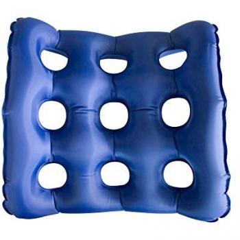 Cojín Hinchable Circular AIR-02 de Mobiclinic | Forma redonda | 44 x 44 x 7 cm | Incluye inflador | Cojín para hemorroides | Soporte lumbar | Agujero