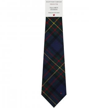 Mens All Wool Tie Woven Scotland - MacLaren Modern Tartan