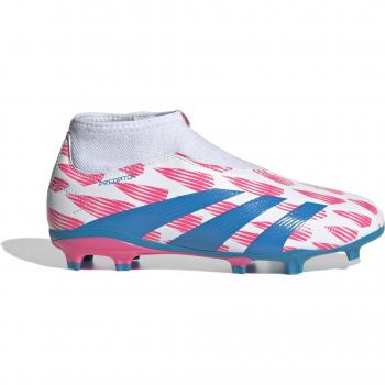 Botas de fútbol para niños adidas Predator League FG, características: diseño laceless, suela FG para césped firme, parte superior sintética ligera, ajuste cómodo y soporte óptimo