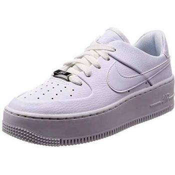 Nike Air Force 1 Sage Low Zapatillas Mujer Blanco Talla 35.5 Ante