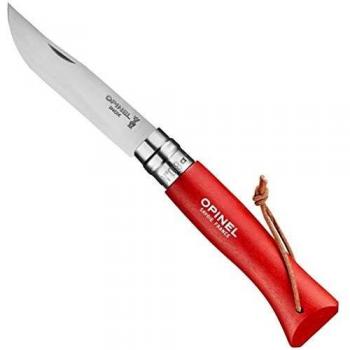Opinel No.8 Colorama Red Folding Pocket Knife