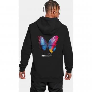 Become the Change Butterfly 2.0 Black Hoodie for Men - 5XL