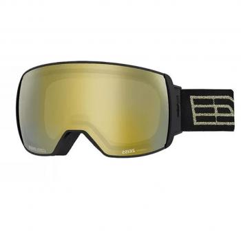 Salice 605 DARWF Black Men's Sunglasses with Gold Accents