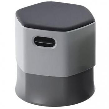 Taburete Ergonómico Regulable Giratorio con Efecto Mecedor y Espalda Recta