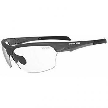 Tifosi Gafas de sol unisex de lentes únicas, color plomizo mate y transparente, talla única
