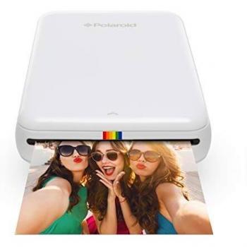 Polaroid  Zip - Impresora móvil, Bluetooth, Nfc, micro USB, tecnología Zink Zero Ink, 5 x 7.6 cm, compatible con iOS y Android, blanco, 2.2 x 7.4 x 12 cm