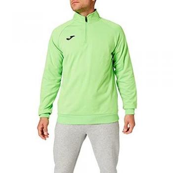 Joma Pharaon 1/2 Zip Fluorescent Green Sweatshirt for Men and Kids