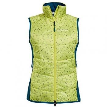 VAUDE Women's Sesvenna AOP Vest III Chaleco, Mujer, Duff Yellow, 40