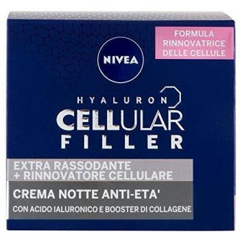 Crema Nocturna Antienvejecimiento Nivea con Ácido Hialurónico y Relleno Celular 50ml