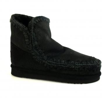 Mou Eskimo 18 Black Ankle Boots for Women Size 40