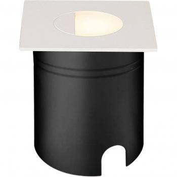 Lámpara Empotrable de Jardín Aspen Blanca LED 8.5cm Señalizador Angular