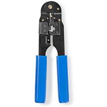Nedis CCGP89500BU RJ45 Crimping Tool for CAT5/CAT5e/CAT6/CAT6a, Blue
